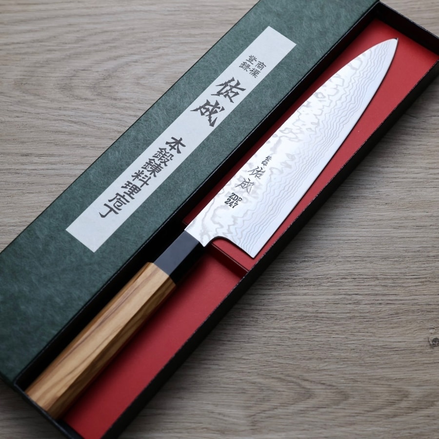 佑成 牛刀 210mm ZDP247粉末HSS鋼 大馬士革:圖片 2