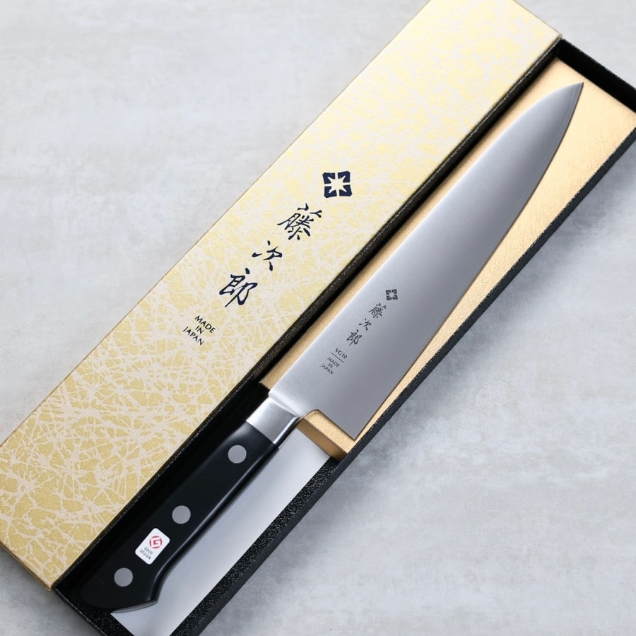 藤次郎 DP 牛刀 210mm VG10鋼 洋柄:圖片 2