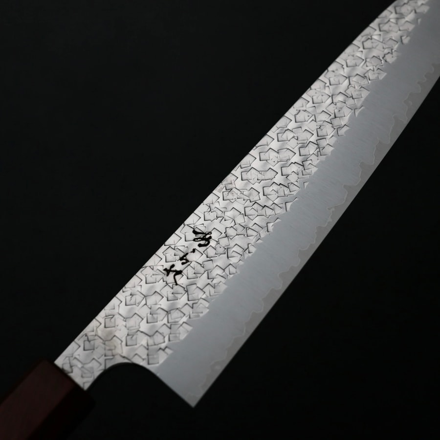 柴田崇行 Arare 牛刀 210mm SG2粉末HSS鋼/玫瑰木柄:圖片 5