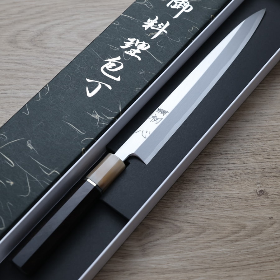 初心 白鷺 柳刃 240mm 白二鋼:圖片 2
