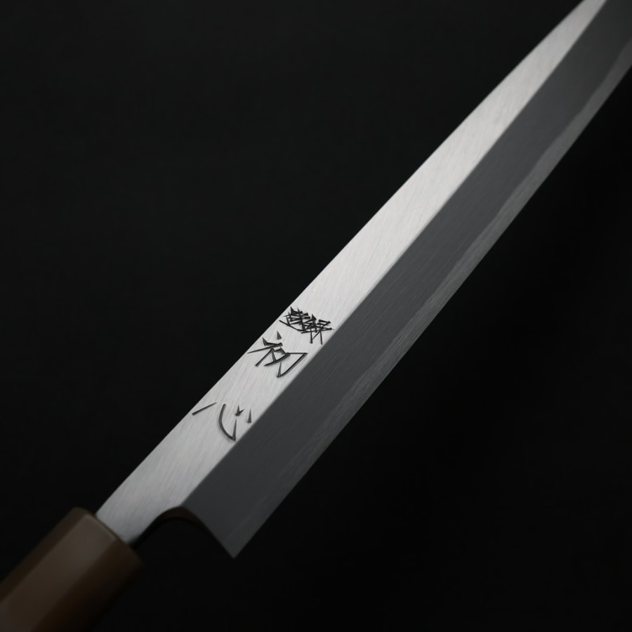 初心 白鷺 柳刃 240mm 白二鋼:圖片 5
