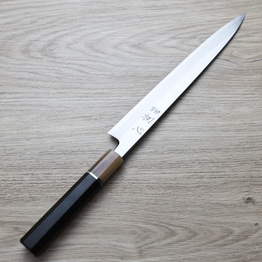 初心 白鷺 柳刃 240mm 白二鋼 左手