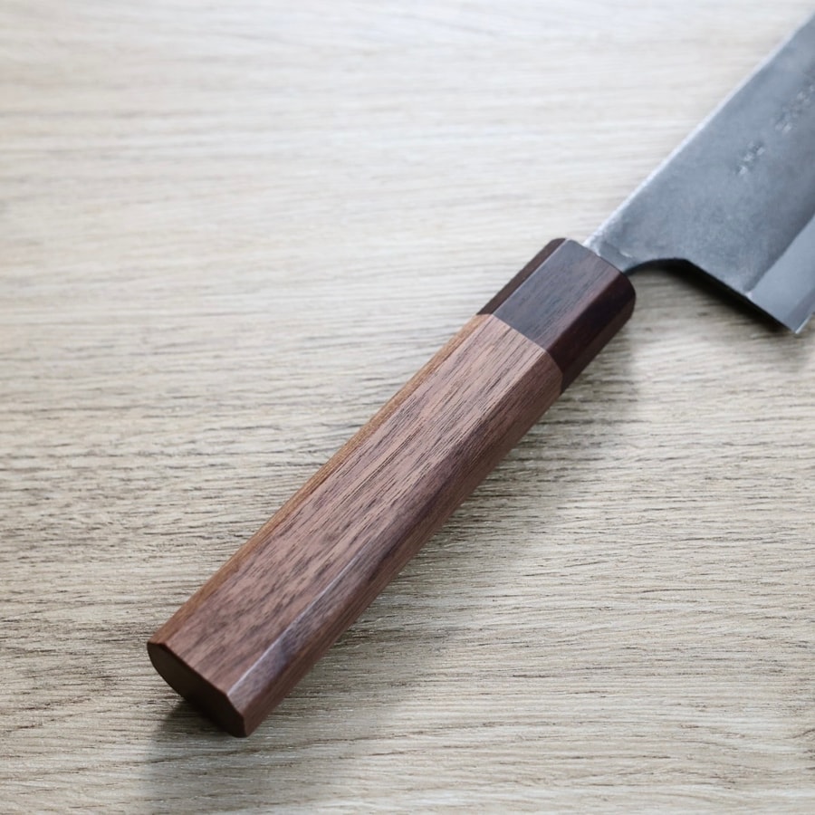 石川刃物 KajibeE 牛刀 210mm 白紙鋼 黑打:圖片 3
