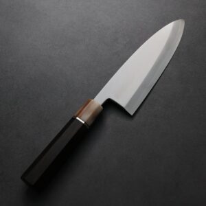 中川打刃物 出刃 165mm 銀三鋼 霞