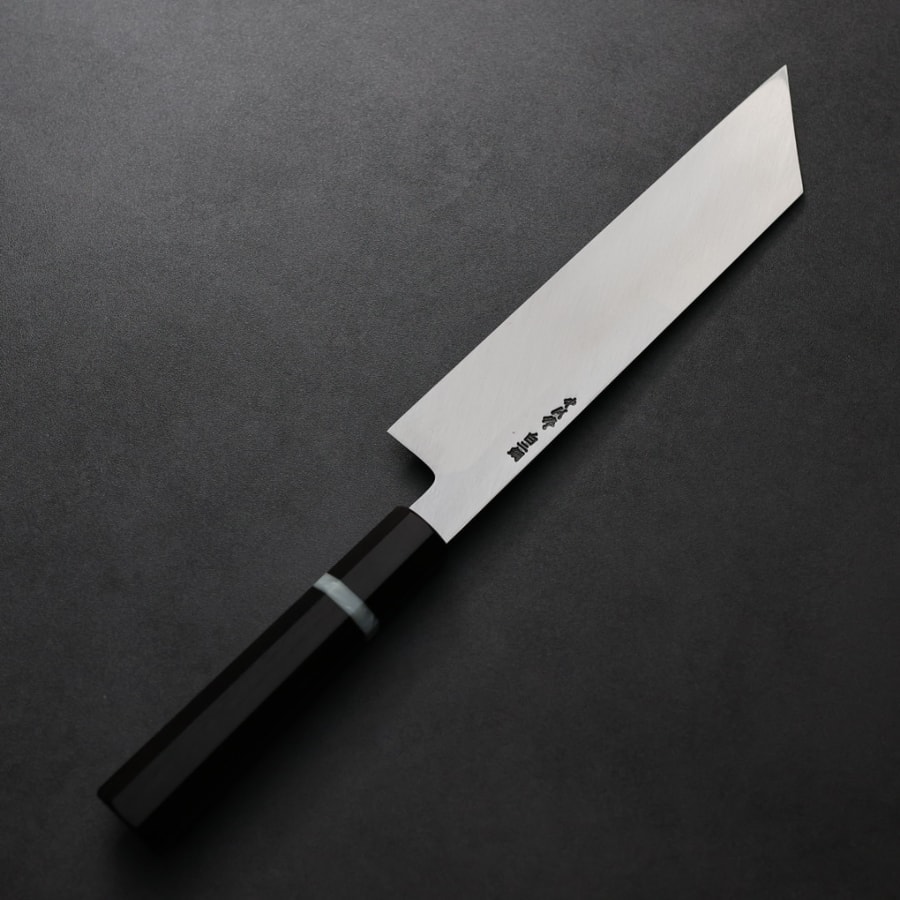中川打刃物 剝物 210mm 白2鋼 霞:圖片 3