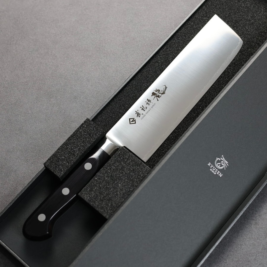 龍泉刃物 武禮禪龍 菜切 165mm SG2/本鍛造:圖片 2
