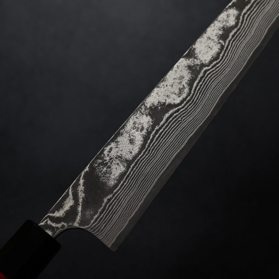 佐治武士 筋引 270mm VG10鋼 黑染大馬士革:圖片 4