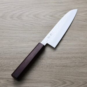 sakai-s170-vg10 佐海 三德 170mm VG10鋼<br>鎚目大馬士革 紅柄