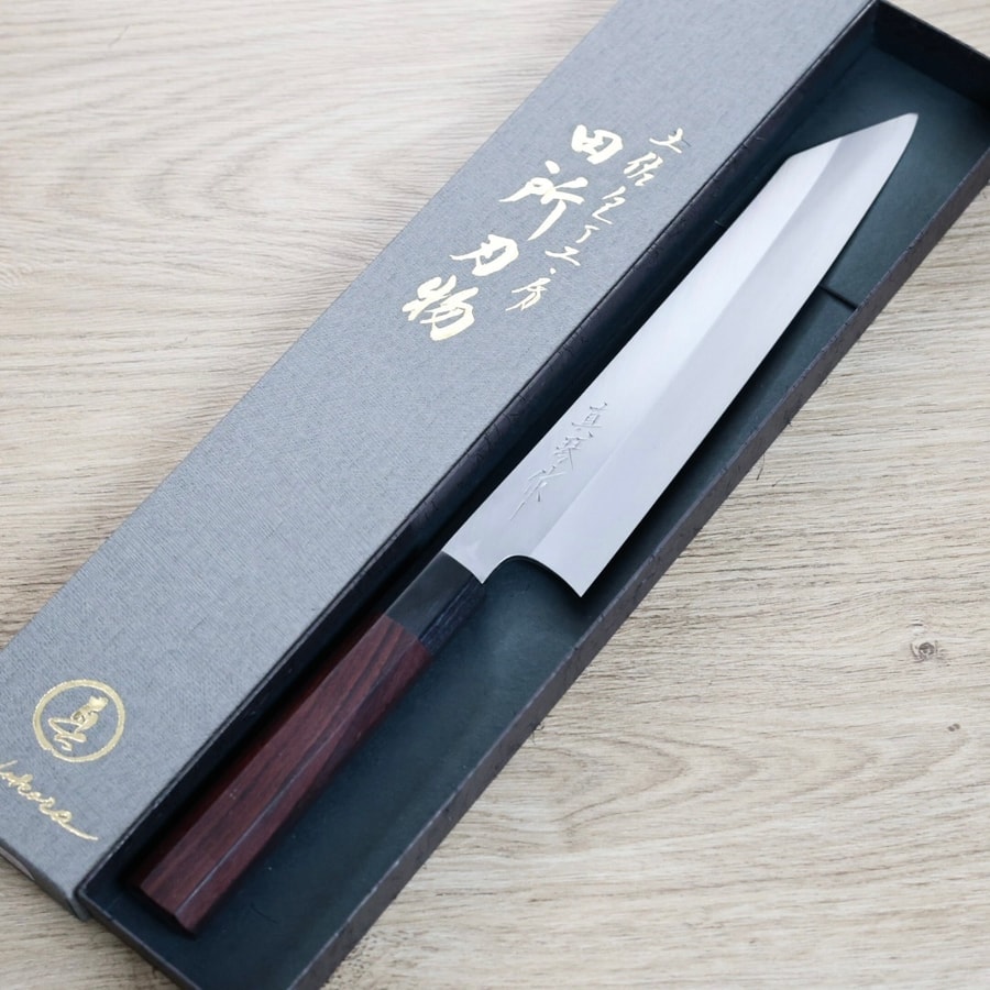 田所真琴 曲背切付牛刀 240mm 銀三鋼:圖片 2