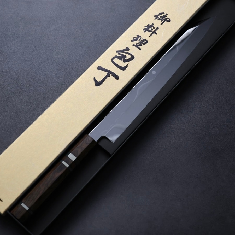 山脇刃物 堺北辰 池田美和 水本燒 切付柳刃 270mm 白一鋼:圖片 2